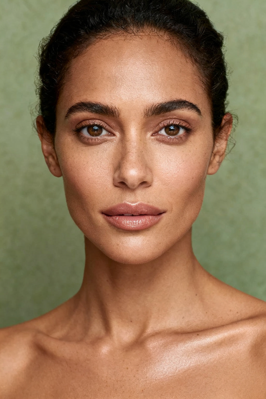 Portrait editorial - femme, teint eclat